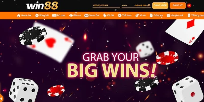 Thông tin đăng nhập tài khoản WIN88