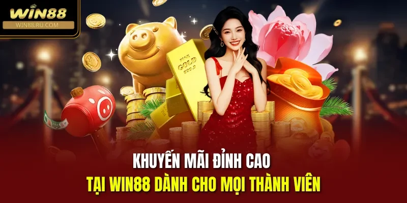 Khuyến mãi đỉnh cao tại Win88 dành cho mọi thành viên